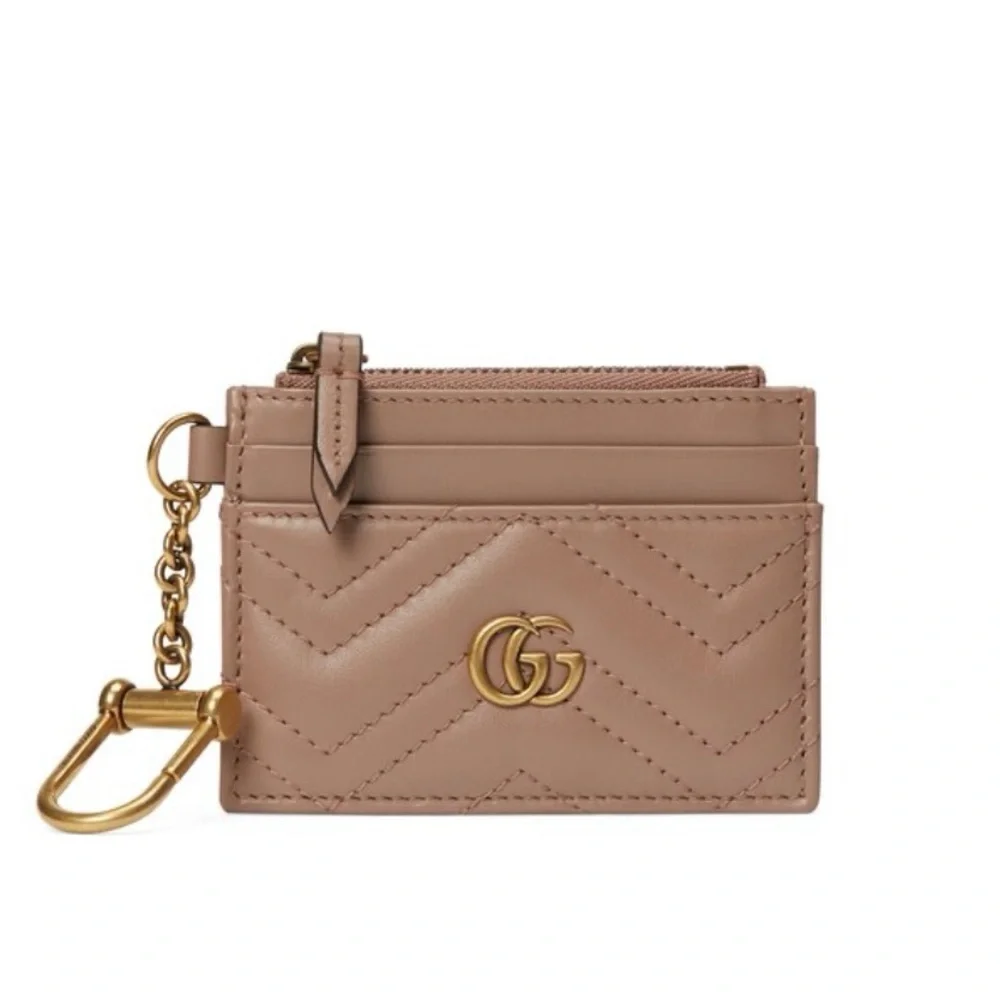 gucci gg marmont keychain wallet